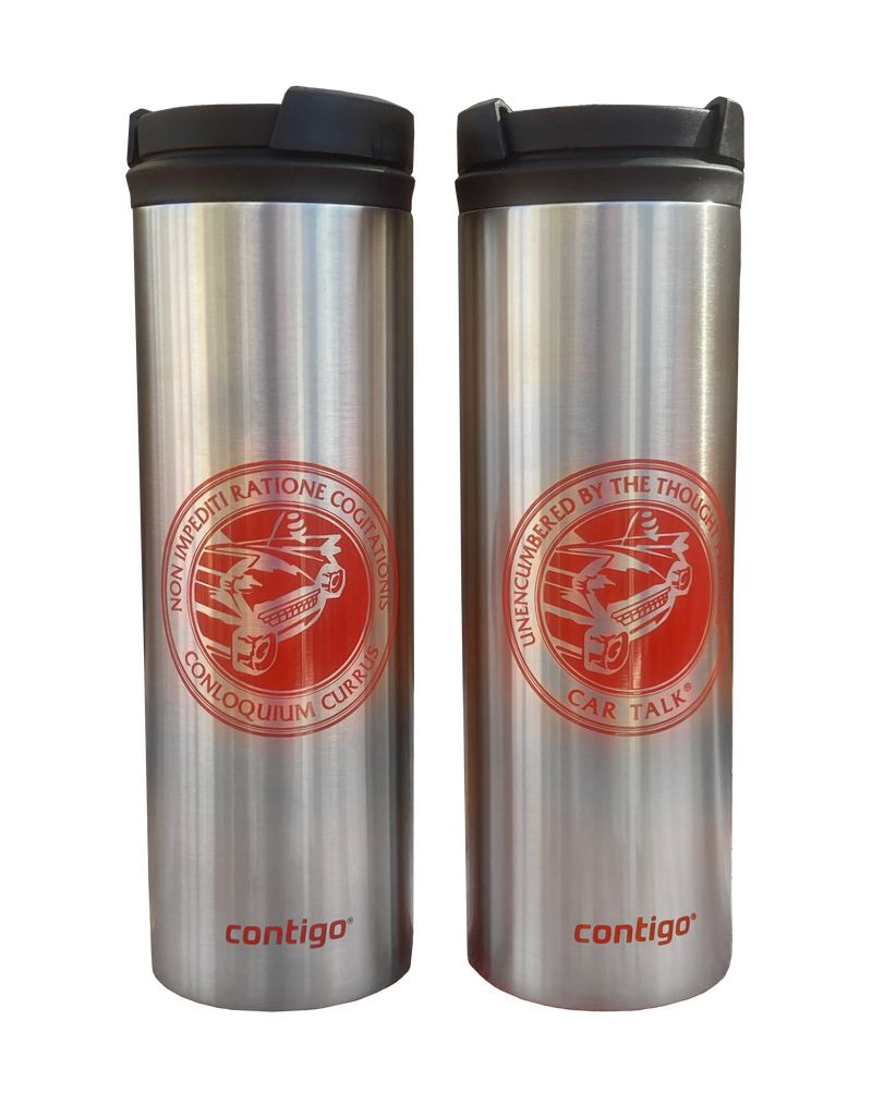 New! Car Talk Unencumbered Travel Mug – Car Talk Store